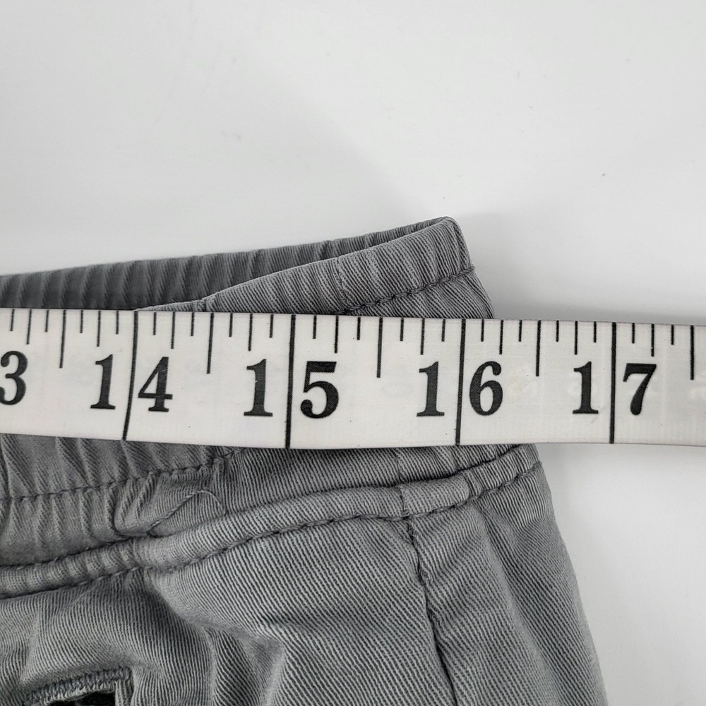 Hollister Men's Skinny Jogger Pants Gray Stretch Cargo Pockets Elastic Waist 32 - Picture 7 of 8